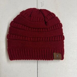 Red Knit Beanie